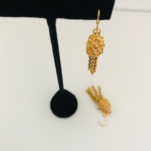 Kate Spade Gold Tone Tassel Earrings - Picture 4 of 9